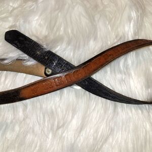 Vintage freightliner leather belt